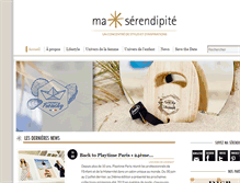 Tablet Screenshot of ma-serendipite.com